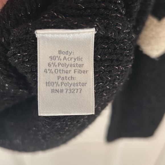 Lauren Conrad festive fuzzy heart sweater - Picture 5 of 6